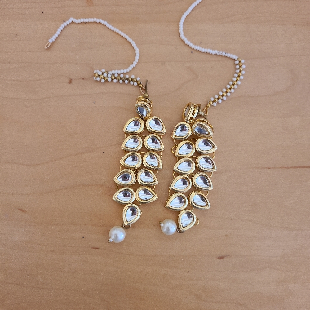 Dressy earrings.